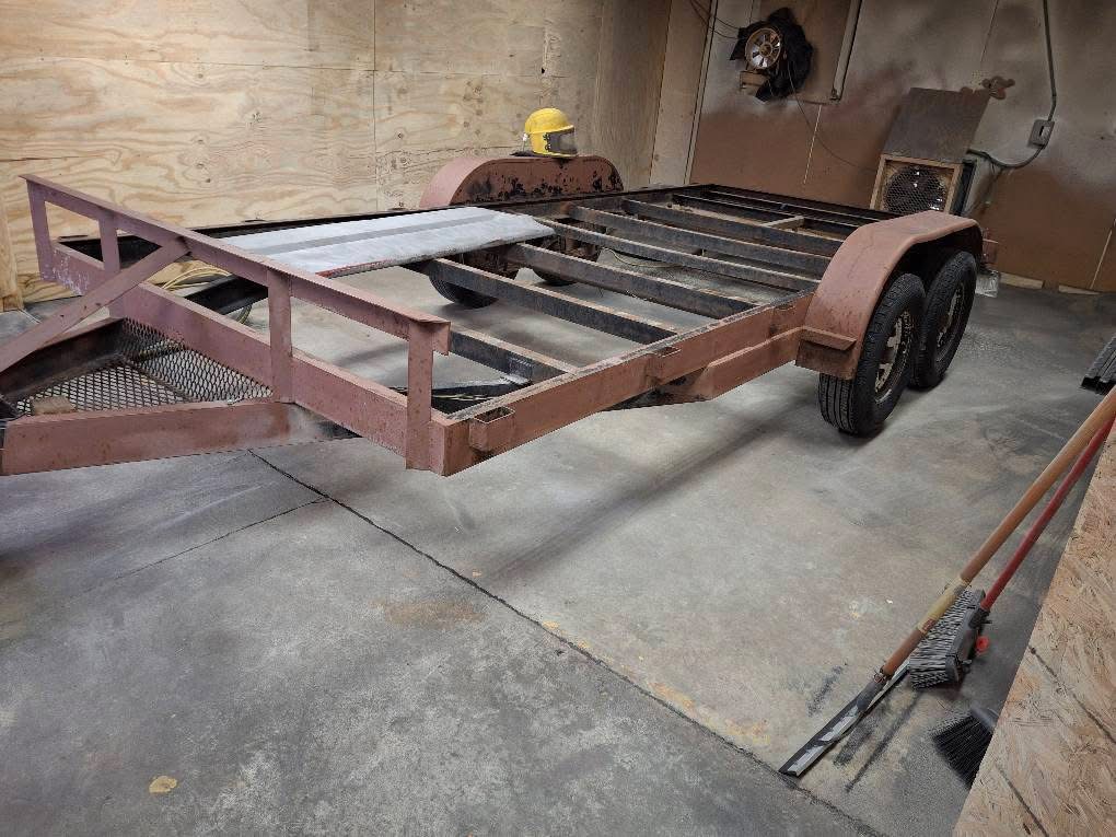 Closeup of sand blasting projects